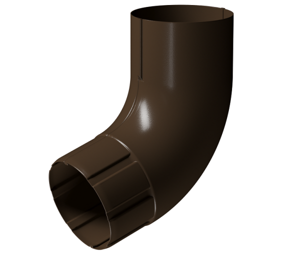 Колено 72° D90 Döcke STAL PREMIUM Каштан, (RAL 8017) купить в Самаре