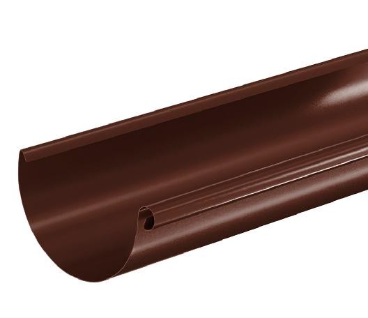 Водосток Aquasistem, система 150/100 - Водосточный желоб 3.00м RAL 8017 Коричневый купить в Самаре