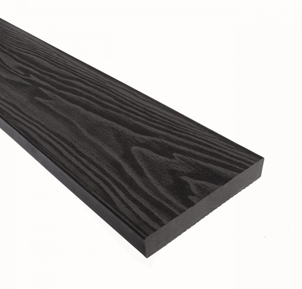 Террасная доска из ДПК Terrapol Смарт 3D Полнотелая без паза Черное дерево купить в Самаре