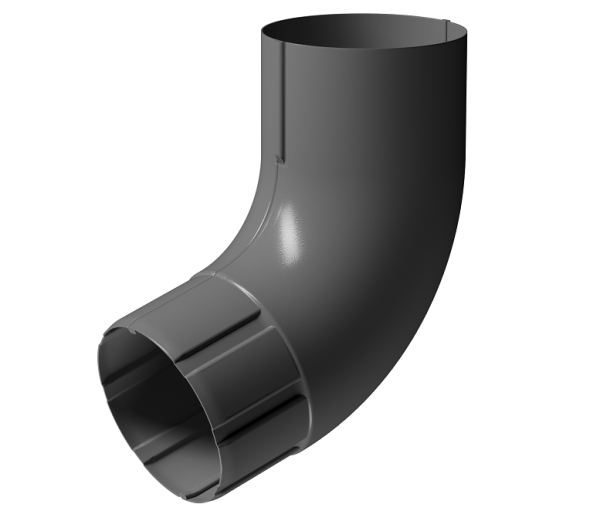 Колено 72° D90 Döcke STAL PREMIUM Графит, (RAL 7024) купить в Самаре