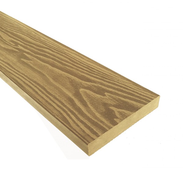 Террасная доска из ДПК Terrapol Смарт 3D Полнотелая без паза Дуб Севилья купить в Самаре