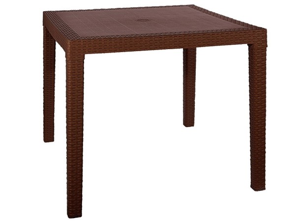 Стол квадратный FIJI Quatro Table Коричневый купить в Самаре