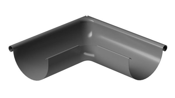 Угол внешний 90° D125 Döcke STAL PREMIUM Графит, (RAL 7024) купить в Самаре