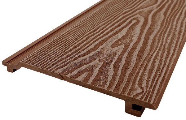 Сайдинг Darvolex 185x19x3000мм, 3D тиснение Коричневый купить в Самаре