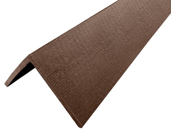 Уголок ДПК для сайдинга 70x70x3000мм Коричневый купить в Самаре