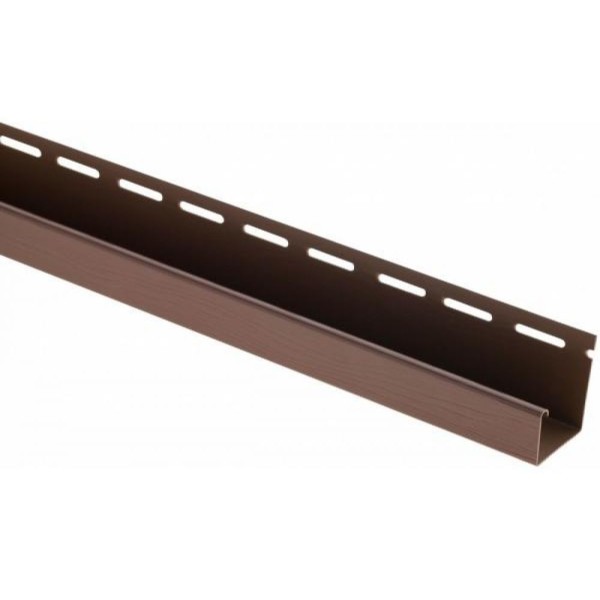 J-профиль Люкс Крашенный, T-15, ВН, Тёмный Орех купить в Самаре