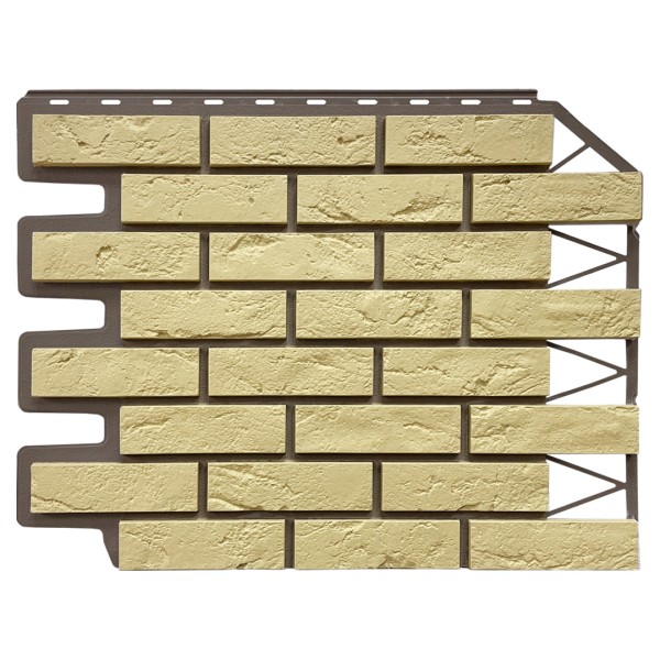 Фасадная панель FineBer, Кирпич Баварский, Песочный купить в Самаре