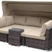 Диван-Трансформер AFINA плетеный из иск. ротанга AFM-320B Brown купить в Самаре