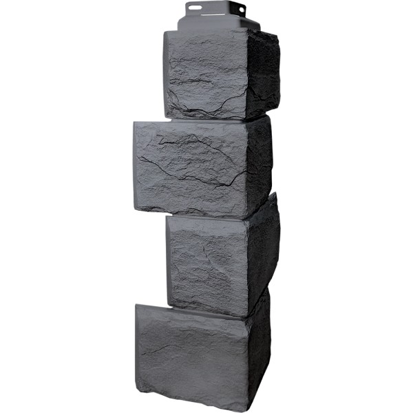 Цокольный сайдинг FineBer – Серия “Камень природный”, Угол наружный Кварцевый купить в Самаре