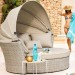 Диван-Трансформер AFINA плетеный из иск. ротанга AFM-325 Beige купить в Самаре