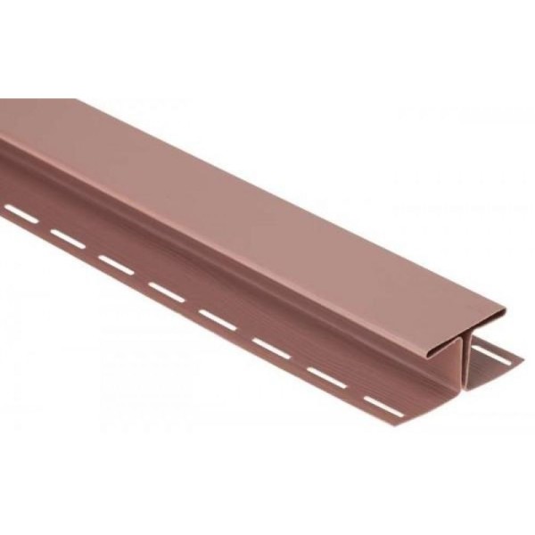 Н-профиль Люкс Крашенный, T-18, ВН, Красно-коричневый купить в Самаре