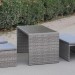 Диван-Трансформер AFINA плетеный из иск. ротанга S330G-W78 Grey купить в Самаре