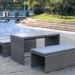 Диван-Трансформер AFINA плетеный из иск. ротанга S330G-W78 Grey купить в Самаре