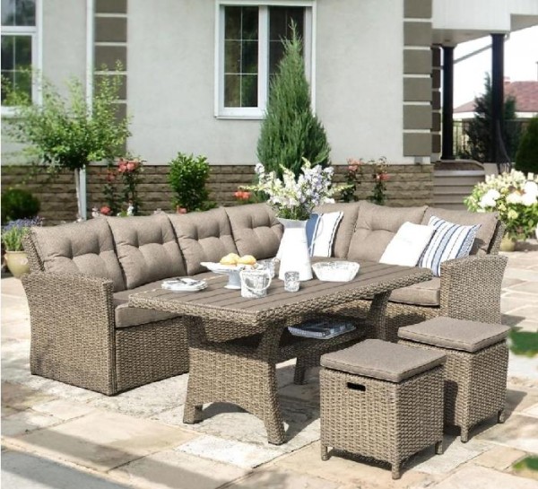 Комплект мебели AFINA плетеной из иск. ротанга AFM-307B Beige купить в Самаре