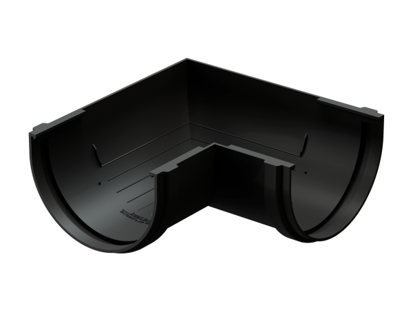 Угол желоба универсал 90˚ Docke Premium ПВХ - Карбон купить в Самаре