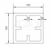 Столб SEQUOIA Evolution 3D WOOD GRAY купить в Самаре