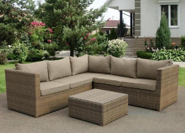 Комплект мебели AFINA плетеной из иск. ротанга YR825B Beige купить в Самаре