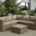 Комплект мебели AFINA плетеной из иск. ротанга YR825B Beige купить в Самаре