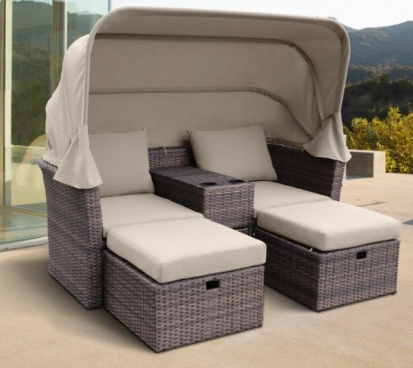 Комплект мебели AFINA плетеной из иск. ротанга AFM-330B Brown купить в Самаре