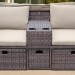 Комплект мебели AFINA плетеной из иск. ротанга AFM-330B Brown купить в Самаре