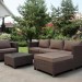 Комплект мебели AFINA плетеной из иск. ротанга YR821A Brown/Beige купить в Самаре