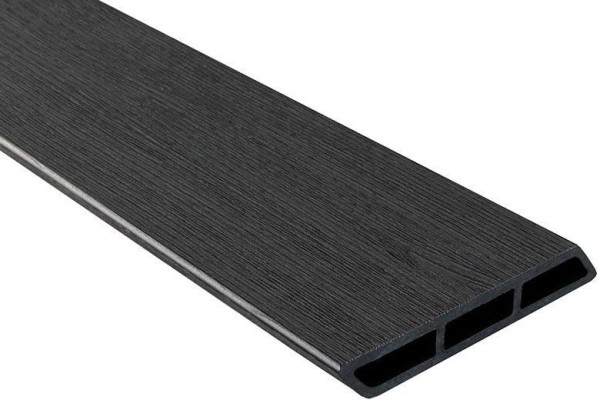 Доска Ромбус 3D ДПК Outdoor STORM BLACK черная купить в Самаре