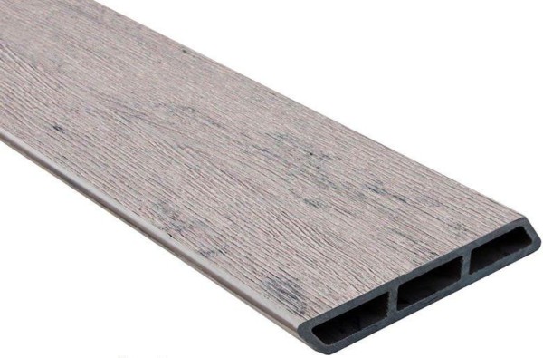 Доска Ромбус 3D ДПК Outdoor STORM GREY серая микс купить в Самаре