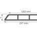 Доска Ромбус 3D ДПК Outdoor STORM GREY серая микс купить в Самаре