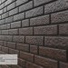 Фасадная панель Ю-Пласт Стоун Хаус Кирпич Коричневый купить в Самаре