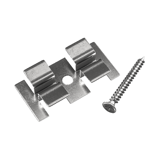 Клипса с саморезом, Grinder шовный монтаж 5 mm купить в Самаре