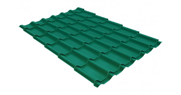 Металлочерепица классик 0,5 Satin RAL 5021 купить в Самаре