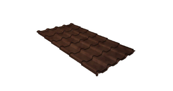 Металлочерепица камея 0,45 Safari Twincolor Brown купить в Самаре