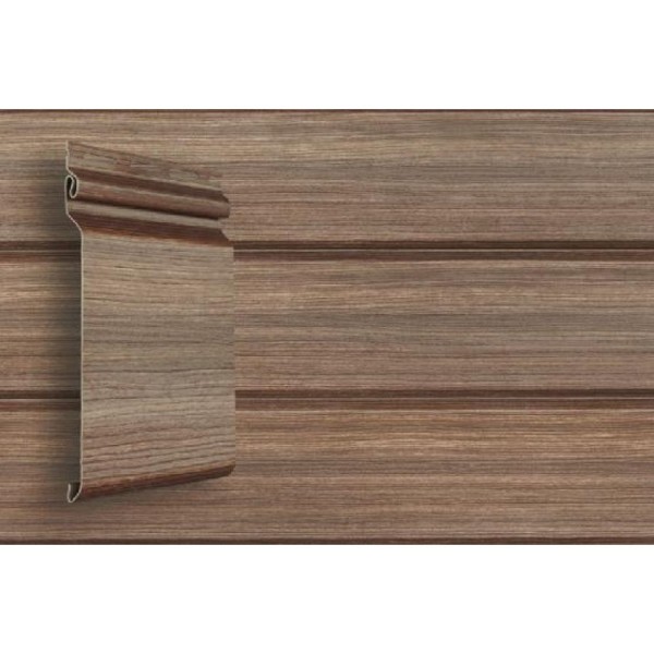 Виниловый сайдинг Grand Line Natural-Брус Tundra - Кедр купить в Самаре
