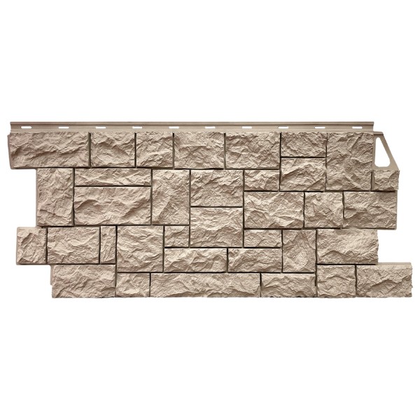 Фасадная панель FineBer, Камень Дикий, Песочный купить в Самаре