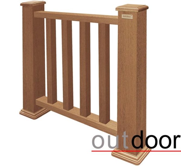 Ограждение из ДПК Outdoor Классик 3D STORM дуб купить в Самаре