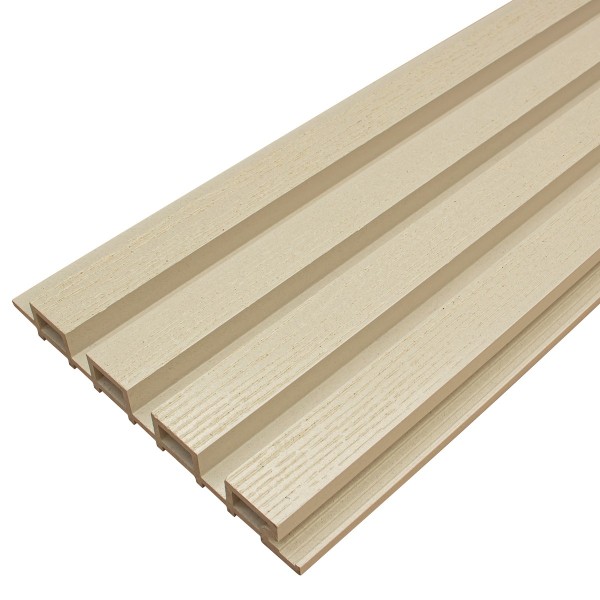 Фасадная доска из ДПК Faynag Wood Рейка Слоновая кость купить в Самаре