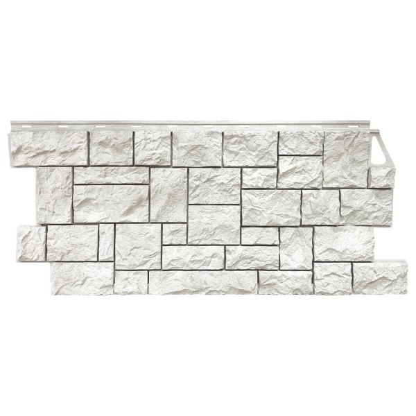 Фасадная панель FineBer, Камень Дикий, Жемчужный купить в Самаре