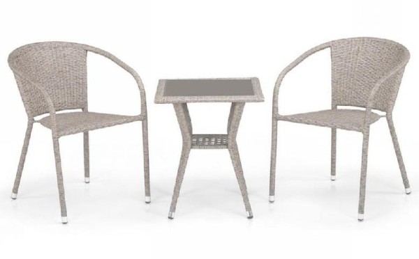 Комплект плетеной мебели AFINA из иск. ротанга T25C/Y137C-W85 Latte 2Pcs купить в Самаре