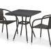 Комплект плетеной мебели AFINA из иск. ротанга T282BNT/Y137C-W53 Brown 2Pcs купить в Самаре