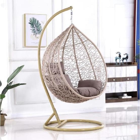 Кресло Подвесное из искусственного ротанга AFM-169A-XLB Beige купить в Самаре