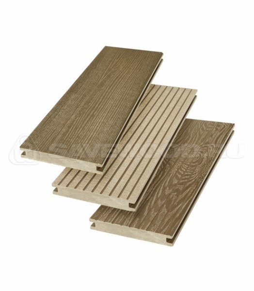 Террасная доска SW Fraxinus (R) полнотелая «SaveWood» Тик купить в Самаре