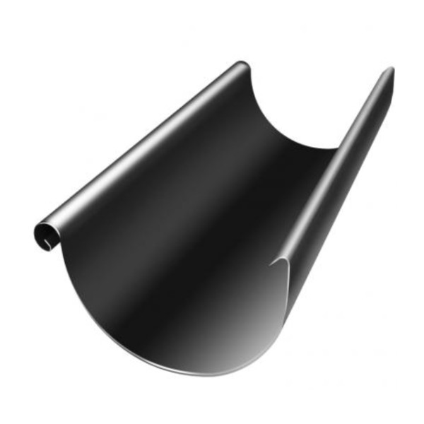 Водосток Grand Line 125x90 – Желоб 3м RAL 9005 купить в Самаре