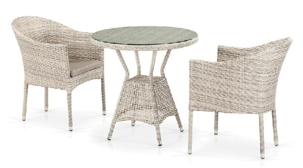 Комплект плетеной мебели AFINA из иск. ротанга T705ANT/Y350-W85 Latte 2Pcs купить в Самаре