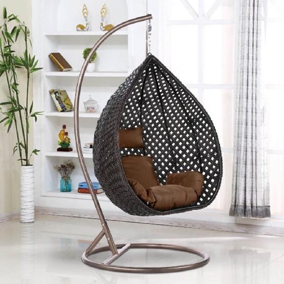 Кресло Подвесное из искусственного ротанга AFM-250B-L Brown купить в Самаре