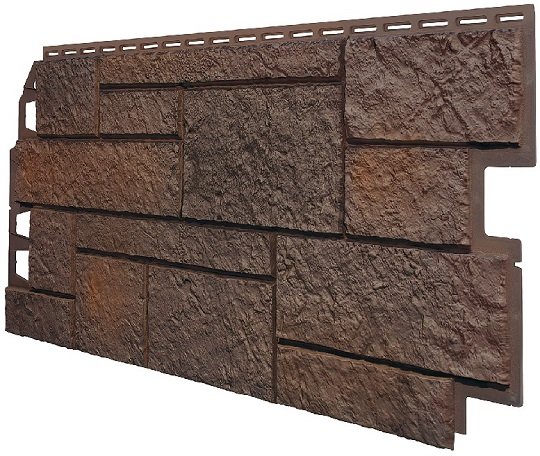 Фасадная панель VOX Sandstone (Сандстоун) темно коричневый купить в Самаре