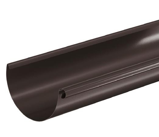 Водосток Aquasistem, система 150/100 - Водосточный желоб 3.00м RR 32 Тёмно Коричневый купить в Самаре