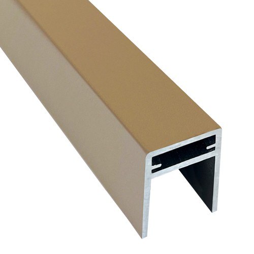П-профиль Алюминиевый EasyDecking 35x25 Дуб купить в Самаре