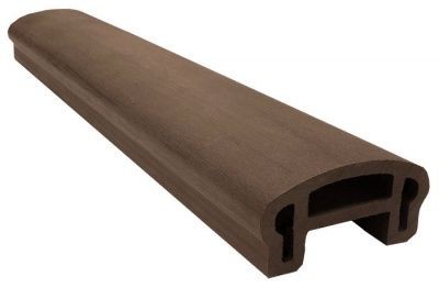 Перила вехнее фигурное Woodvex Select Темно - Коричневый купить в Самаре