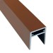 П-профиль Алюминиевый EasyDecking 35x25 Коричневый купить в Самаре
