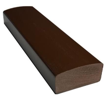 Лавочный брус Ecodecking Некст полнотелый глянцевый 70х35 шоколад купить в Самаре